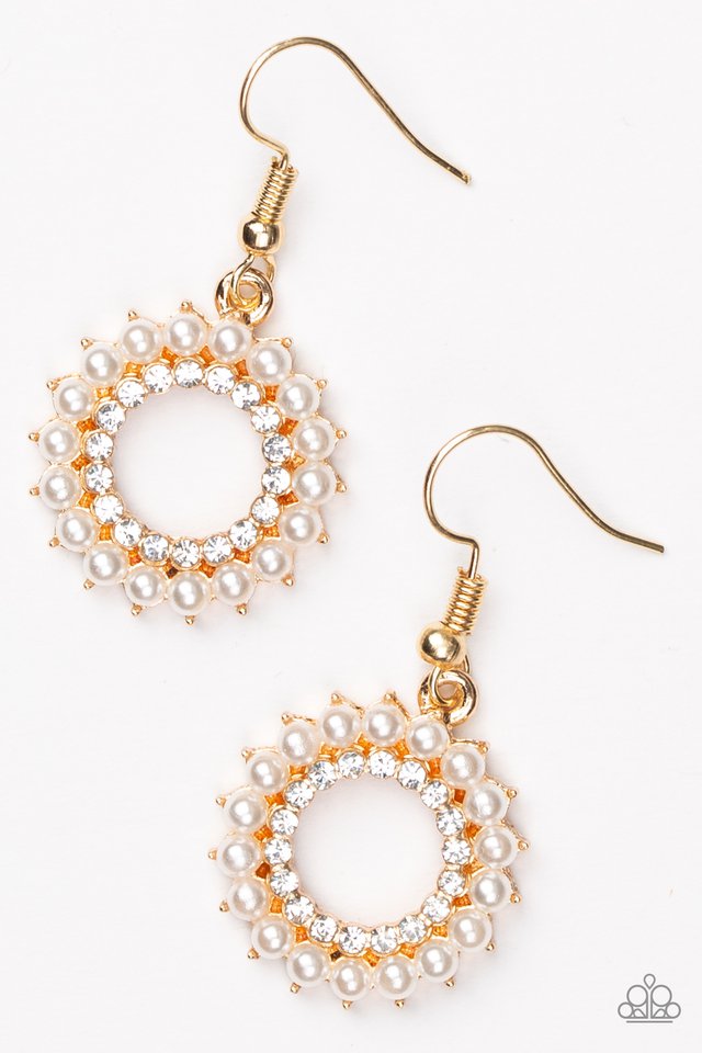 Paparazzi Accessories A Proper Lady Gold Earrings