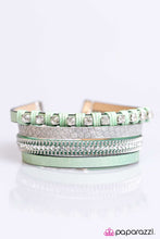 Load image into Gallery viewer, Paparazzi Accessories Glam Jam Green Urban Bracelat