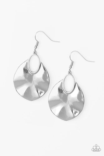 Paparazzi Accessories Ruffled Refinery - Silver