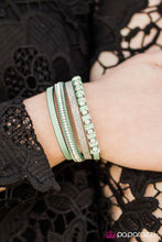 Load image into Gallery viewer, Paparazzi Accessories Glam Jam Green Urban Bracelat