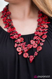 Paparazzi Accessories Living The Tropical Life - Red