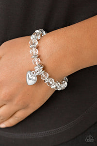 Paparazzi Accessories Need I Say AMOUR? - White