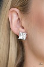 Load image into Gallery viewer, Paparazzi Accessories Prima Donna Drama  White Earrings