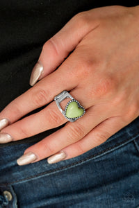 Paparazzi Accessories Rule With Your Heart - Green