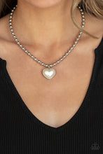 Load image into Gallery viewer, Paparazzi Accessories Heart Full of Fancy - White