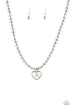 Load image into Gallery viewer, Paparazzi Accessories Heart Full of Fancy - White