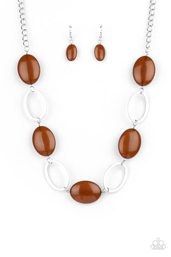 Paparazzi Accessories Beachside Boardwalk - Brown