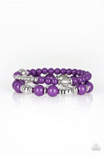 Load image into Gallery viewer, Paparazzi Accessories Colorful Collisions - Purple
